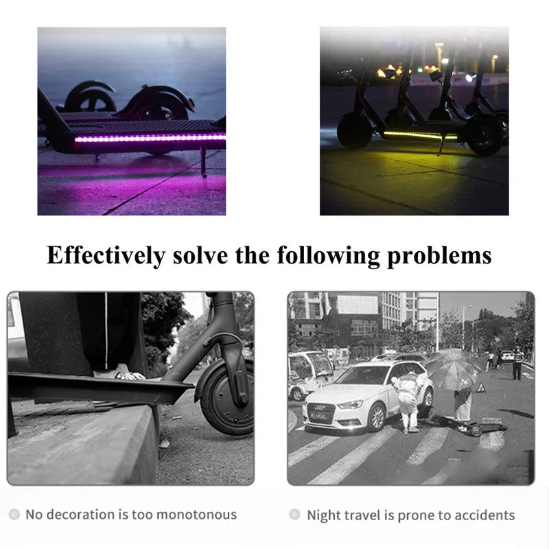 LED light for electric scooters