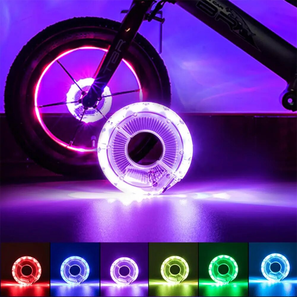 Éclairage de roue de vélo à LED