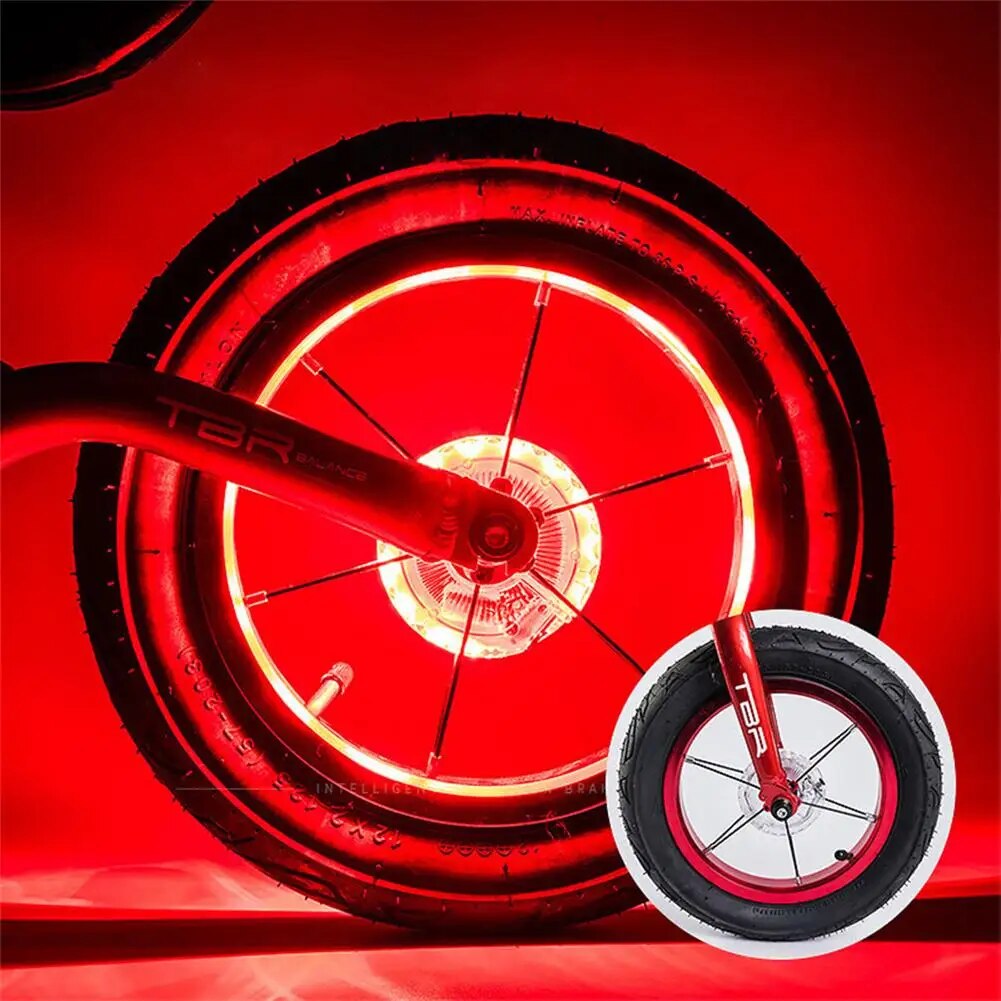 Éclairage de roue de vélo à LED