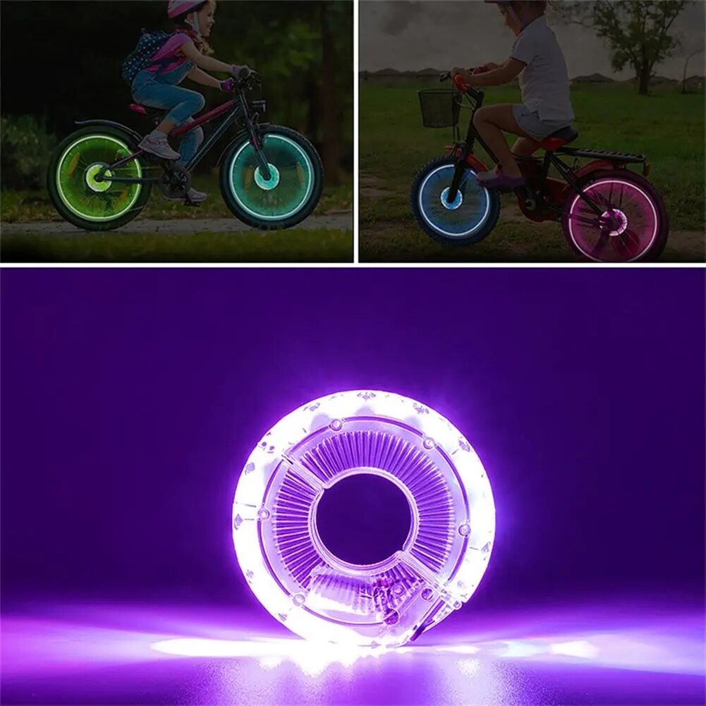 LED bicycle wheel light